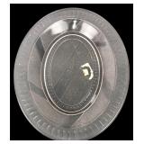 Eureka Clear Oval Tray 9x11