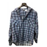 Ozark Trail Blue Plaid Flannel Shirt Size M