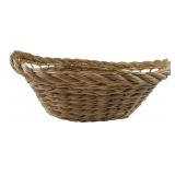 Large Woven Oval Wicker Basket