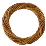 Twisted Natural Fiber Wreath 18" Dia