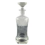 1960s Summerfield Crystal Etched Decanter 13" H