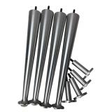 Set of 8 Metal Furniture Legs 13.25 & 2.75 H