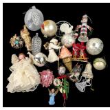 Assorted Vintage & Modern Christmas Ornaments