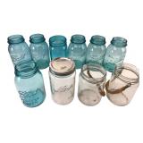 Ball & Kerr Mixed Mason Jars Lot