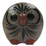 Bodega Oaxaca Mexican Barro Painted Owl Figure