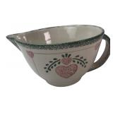 Teamson 1997 Ceramic Heart Batter Bowl