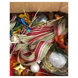Mixed Lot of Holiday Decor & Craft Supplies
