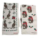 Rodriquez Australian Christmas Linen Tea Towels