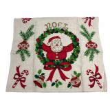Christmas Santa Noel Printed Tea Towel 28.5x16