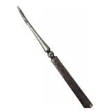 Silver-Plated Floral Pattern Nut Pick