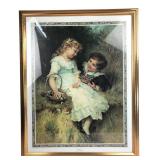 Frederick Morgan "Sweethearts" Framed Print