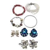 Judy-Lee & W. Germany Bracelet & Earring Lot