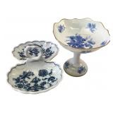 Blue Danube & Porcelaine de France Dishes
