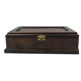Dark Wood Keepsake Box 11.5 in L