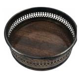 Sheffield Silver Co. Wood Bottle Coaster