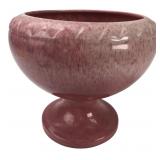 Haeger 963 USA Pink Ceramic Pedestal Bowl