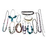 Mixed Lot 12 Costume Statement Necklaces