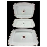 Alfred Meakin Royal Ironstone Tea Leaf Platters