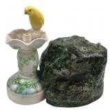 Ceramic Battery Operated Bird Fountain