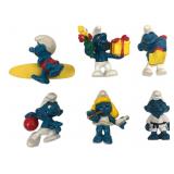 Schleich Smurf PVC Figures Lot of 6