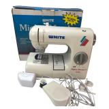White Mighty Mender W100 Compact Sewing Machine