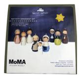 SEALED Museum of Modern Art Nativity Ornament Set