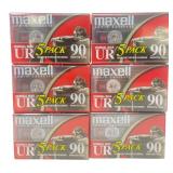 Maxell UR 90 Audio Cassettes 6 Packs of 5