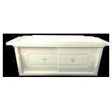 Fleur-de-Lis Plastic Storage Cabinet