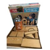 Playskool Kindergarten Wood Blocks Set 870
