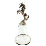 Franklin Mint Song of Unicorn Crystal Bell