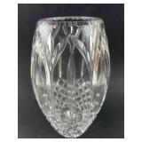 Clear Cut Crystal Vase 8H