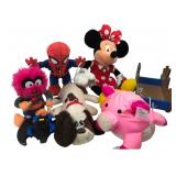 Mixed Lot of Plush Toys & Batman Vehicle
