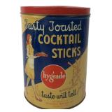 Hygrade Bakery Cocktail Sticks Advertising Tin