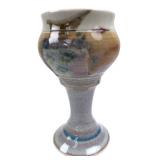 Studio Pottery Glazed Stoneware Goblet