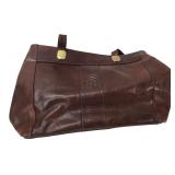 Marino Orlandi Brown Leather Tote Bag