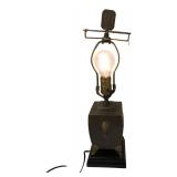 Asian Style Brass Table Lamp