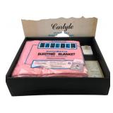 Carlyle Full Size Pink Electric Blanket