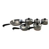 Revere Ware Copper Clad Cookware Set