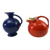 Fiesta Cobalt Carafe & USA Red Pitcher