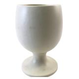 McCoy Matte White Ceramic Goblet