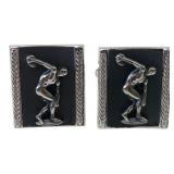 Vintage Discus Thrower Cufflinks
