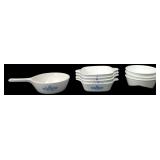 Corning Ware Blue Cornflower & Corelle 8 Pc Set