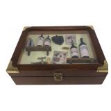 Arister Gifts Wine Theme Shadowbox Storage Box