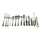 Mixed Lot Assorted Flatware & Utensils
