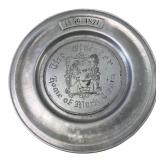 Wilton Armetale Mark Twain The Cloister Plate 11"