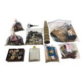 Mixed Lot of Vintage Sewing & Craft Supplies