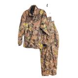 Burly Camo WFS Hunting Jacket & Bibs Set Size XL