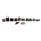 Lot of 12 Miniature Handbag Figurines