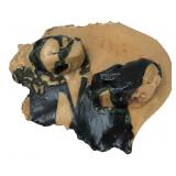 Abstract Studio Pottery Sculpture 13.5x11"
