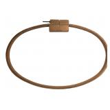 Large Oval Wooden Quilting Hoop 27x17